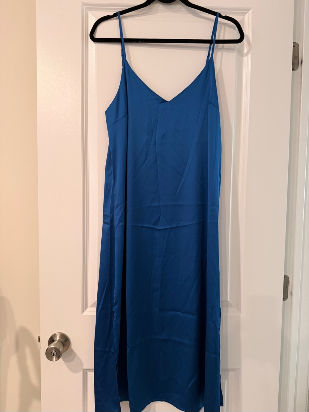 NWT The Drop Blue Slip Midi Dress